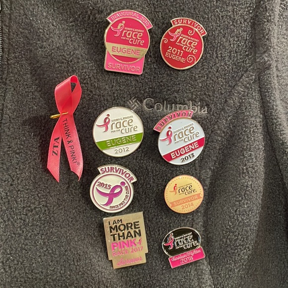 Columbia Breast Cancer Awareness fleece vest - Picture 3 of 7